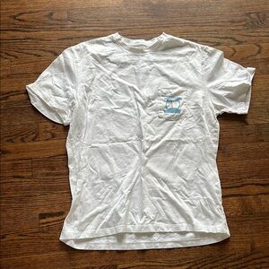 Vineyard Vines White T-Shirt with Blue Logo